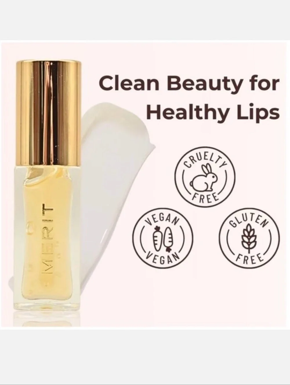 Merit Slick Hydrating Lip Oil in Bel Air NIB MSRP $25